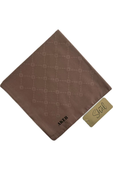 Aker Polyester Monogram Eşarp 1070400-973 - 4