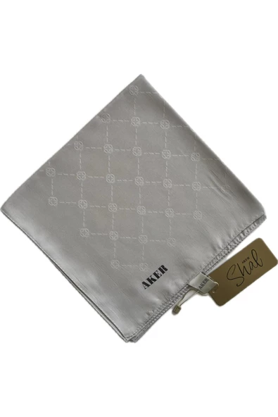 Aker Polyester Monogram Eşarp 1070400-973 - 7