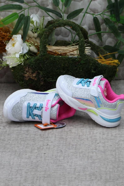 Kinetix Wanna Beyaz Pembe Anatomik Orijinal Ürün Hafif Kız Çocuk Ayakkabı - Resim 2