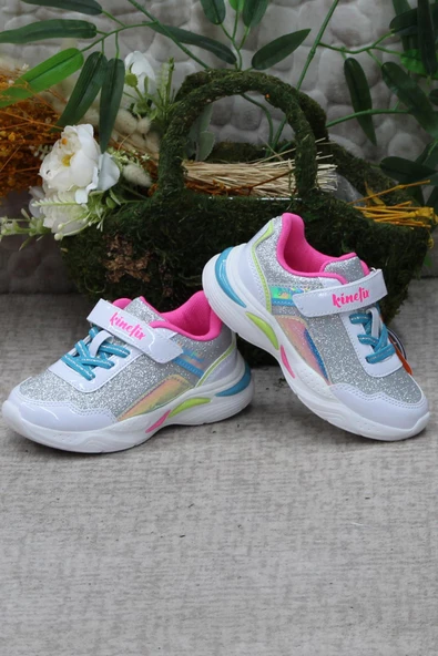 Kinetix Wanna Beyaz Pembe Anatomik Orijinal Ürün Hafif Kız Çocuk Ayakkabı ürün görseli