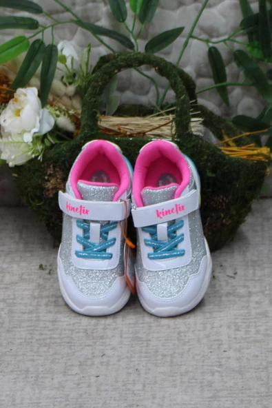 Kinetix Wanna Beyaz Pembe Anatomik Orijinal Ürün Hafif Kız Çocuk Ayakkabı - Resim 4
