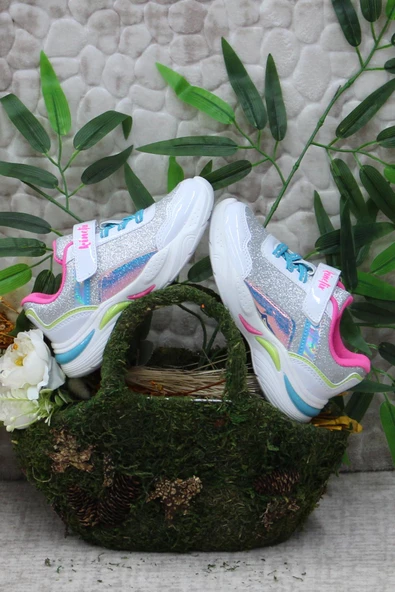 Kinetix Wanna Beyaz Pembe Anatomik Orijinal Ürün Hafif Kız Çocuk Ayakkabı - Resim 5