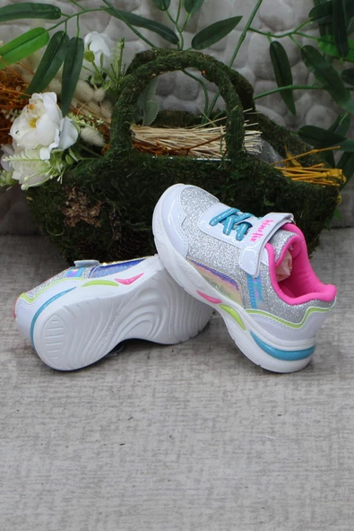 Kinetix Wanna Beyaz Pembe Anatomik Orijinal Ürün Hafif Kız Çocuk Ayakkabı - Resim 3