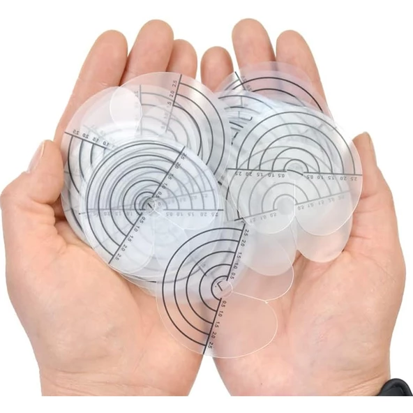 Keratin Kaynak Takma Aparatı - Ölçülü Hedef - 10 Adet - Resim 2