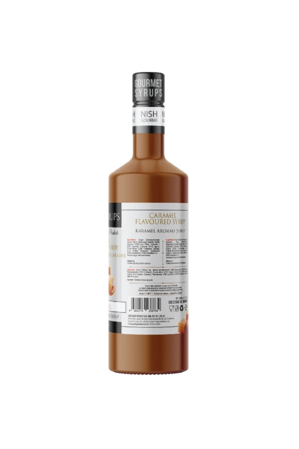 Nish Karamel Aromalı Şurup 3 x 700 ML - P - 4