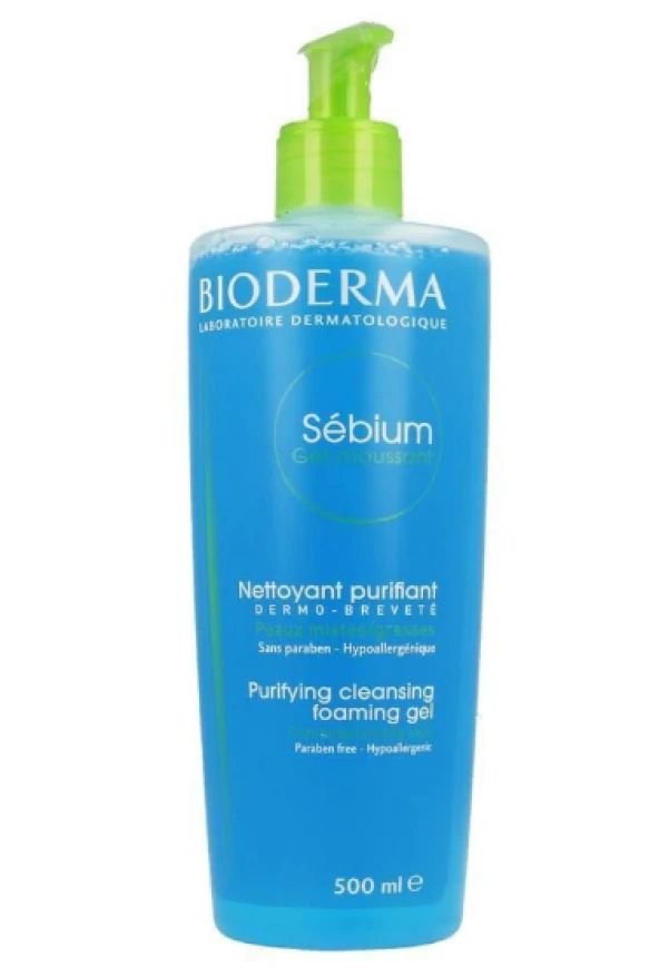 Bioderma Sebium Foaming Gel Tube 500ml | Yüz Temizleme Jeli