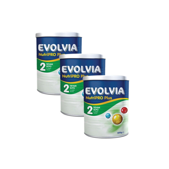 Evolvia 2 Devam Sütü Nutripro Plus 800 gr 3 Adet