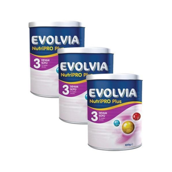 Evolvia Nutripro Plus 3 Bebek Maması 800 gr X 3 adet - 1