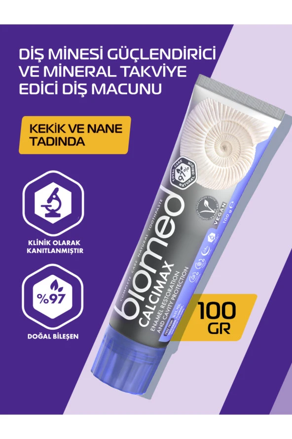 Biomed Calcımax 100 gr Diş Macunu