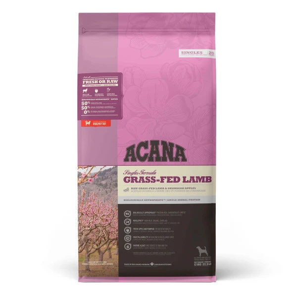 Acana Grass-Fed Lamb Kuzulu Tahılsız Köpek Maması 17kg