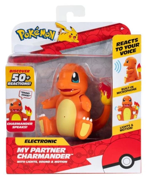 Pokémon Işıklı Sesli ve Hareketli Ortağım Charmander Figürü PKW2367