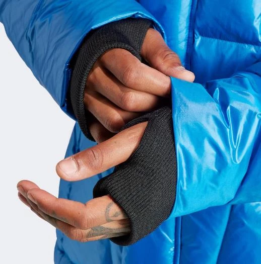 Adidas Lightweight Down Puffer Erkek Mavi Mont IR7130 - 5