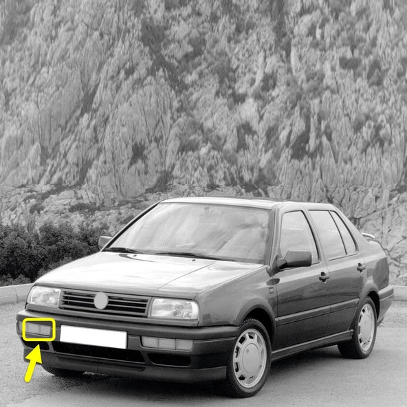VW Vento 1991-1998 Ön Tampon Sağ Reflektör Çiftli 1H0941778 ürün görseli 1