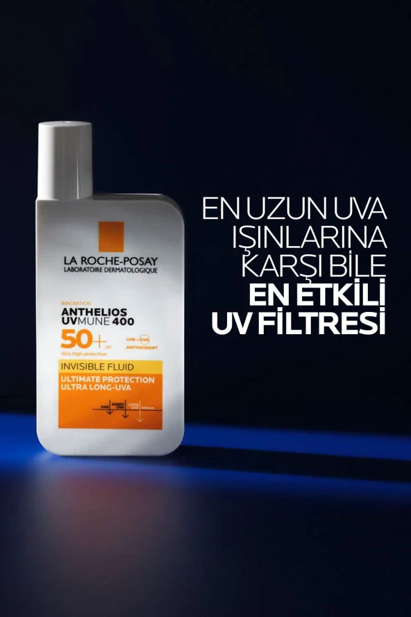La Roche Posay Yüz Bakım Seti-Anthelis Uvmune Fluid Güneş Kremi&Yağlı ve Sivilceye Eğilimli Ciltler için Jel 50ml - 2