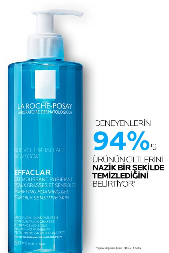La Roche Posay Yüz Bakım Seti-Anthelis Uvmune Fluid Güneş Kremi&Yağlı ve Sivilceye Eğilimli Ciltler için Jel 50ml - 3