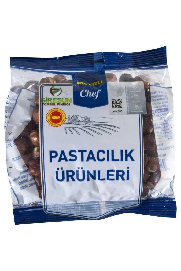 Metro Chef Giresun Çiğ Fındık 1KG Pastacılık Pasta Tatlı Şef Mutfak