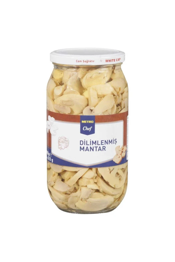 Metro Chef Mantar Konserve Dilimli 610 G Sos Yemek Tatlı Şef Mutfak Konserve Kışlık