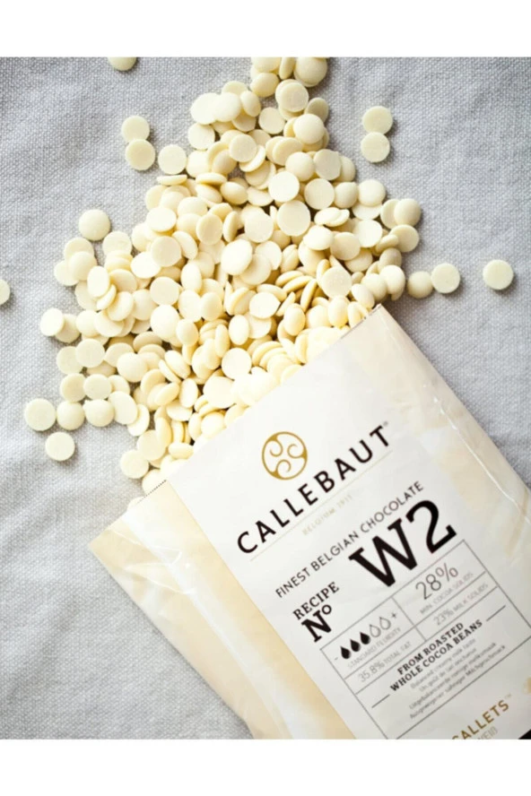 Callebaut Beyaz Damla Çikolata 1 kg W2-2b-u73