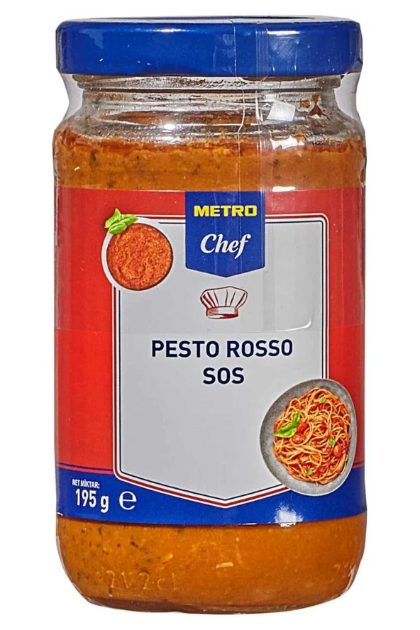 Metro Chef Pesto Rosso Sos 195G Şef Mutfak Yemek Lezzet Baharat Tat