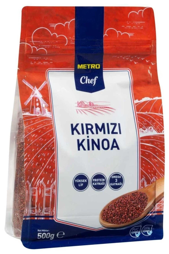 Metro Chef Kırmızı Kinoa 500G 2 PAKET Tohum Bakliyat Baklagil