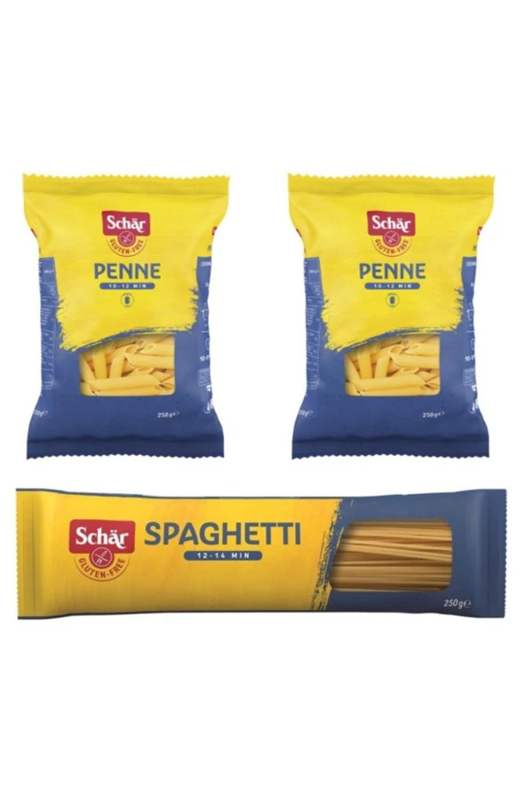 Penne Makarna 2 Adet - Schar Spagetti 1 Adet