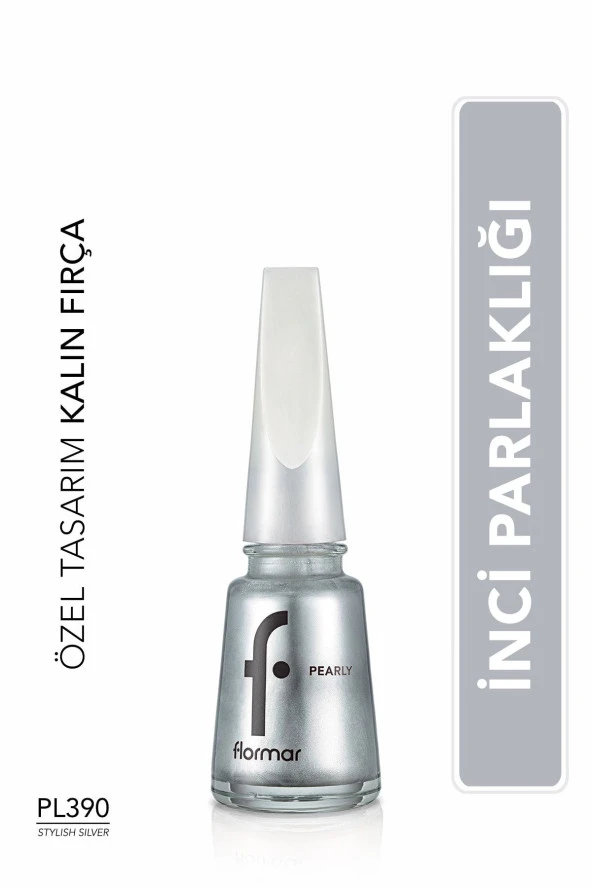 Flormar Sedefli Parlak Oje (GRİ) - Pearly Nail Ena