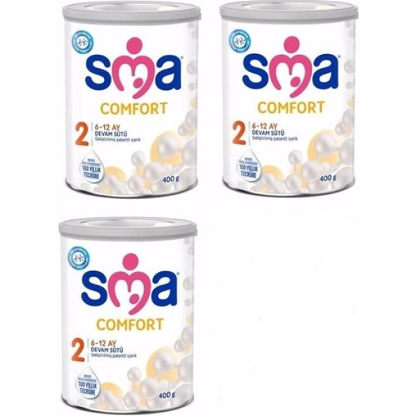 Sma Comfort 2 Devam Sütü 400 gr 3'lü Avantaj Paketi