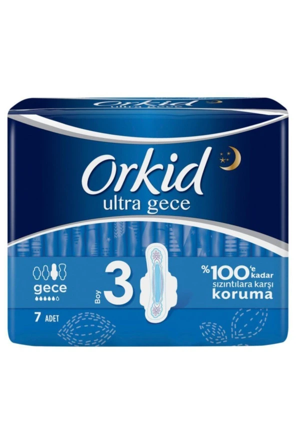 Orkid Ultra Extra Gece&Gündüz Tekli 6lı Hijyenik Kadın Pedi (3) 24 lü