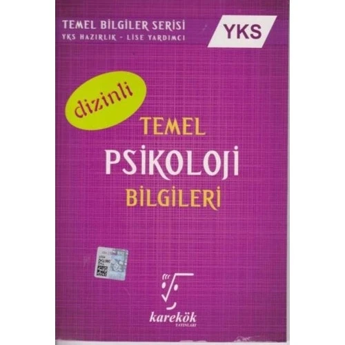 KAREKÖK YKS TEMEL PSİKOLOJİ BİLGİLERİ