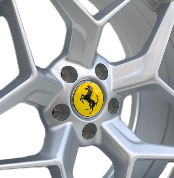 Jant Göbek Arma Ferrari Sticker 4'lü Set - 2