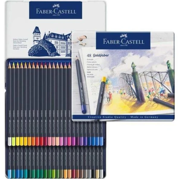 Faber Castell Faber-castell Goldfaber Kuru Boya Kalemi 48 li