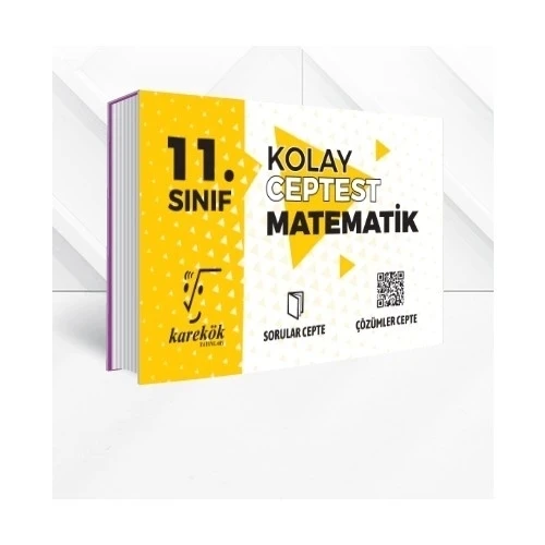 KAREKÖK 11.SINIF KOLAY MATEMATİK CEP TEST