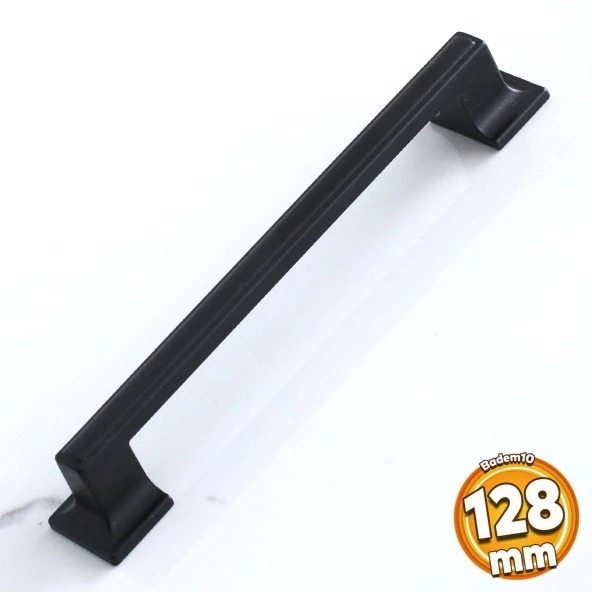 Gama 128 mm Siyah Kulp Metal Mutfak Mobilya Çekmece Dolabı Dolap Kulpları Kapak Kulbu Kulpu 12.8 cm