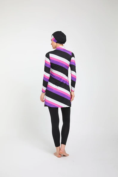 Chelly Kadın Likralı Tam Kapalı Tesettür Mayo S 3720 - 7