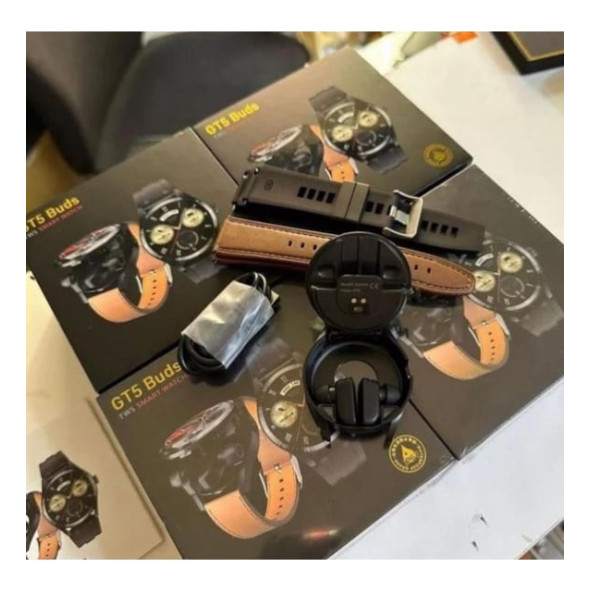 GT5 Buds Akıllı Saat+Kulaklık - 4