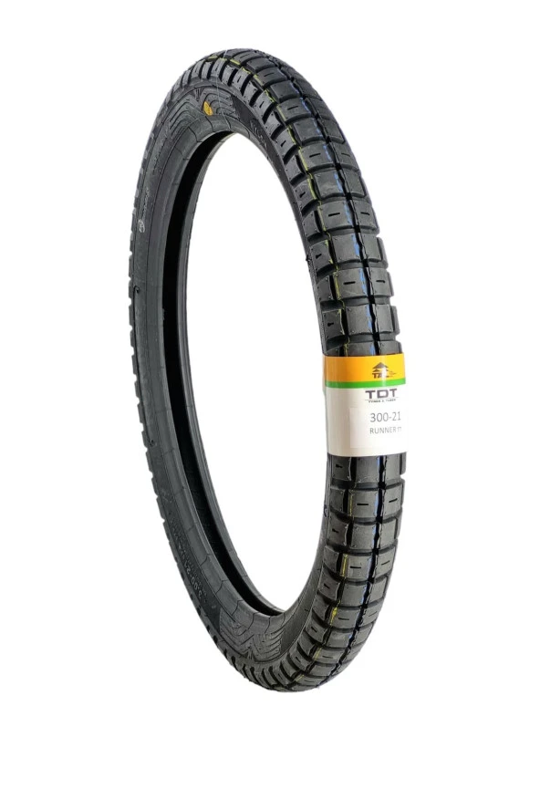 TDT TYRES 300-21 TT (TUBETYPE/ İÇ LASTİKLİ TİP) MOTOSİKLET LASTİĞİ TERRAİN