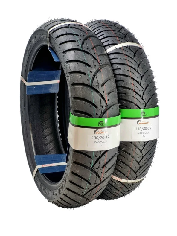MARUTİ TYRES Bajaj Pulsar Rs 200 Ön/arka Lastik 110/80-17 Ve 130/70-17 Dubleks MAXIMA ZP