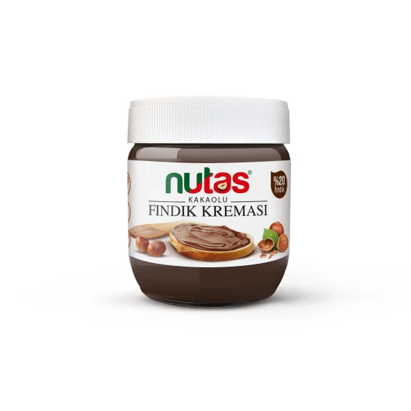 Nutas Kakaolu Fındık Kreması – 350g Cam Kavanoz