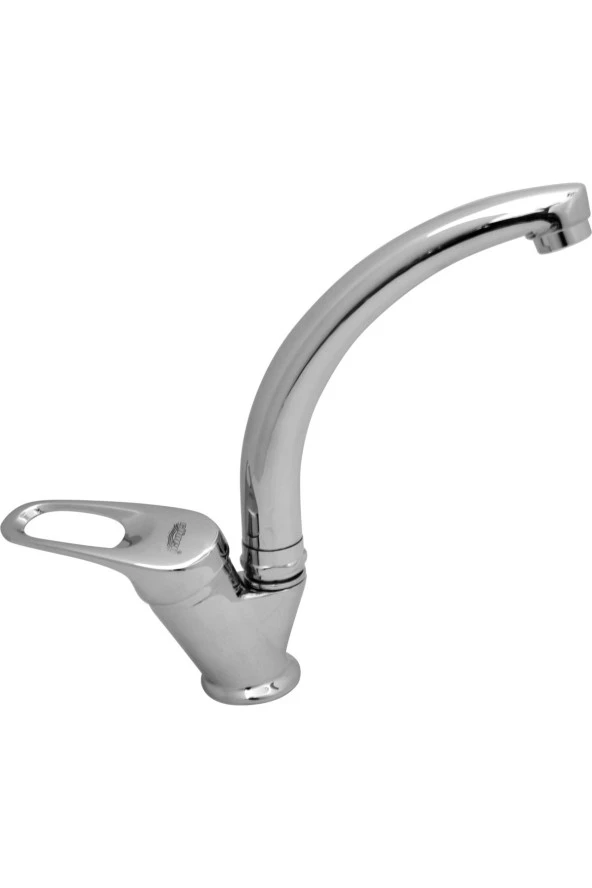 Nuss Tek Girişli Kuğu Lavabo Bataryası