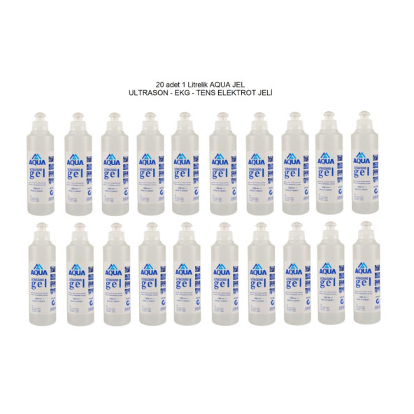 1L Aqua Ultrason Ekg Tens Epilasyon Jeli Ultrasound Gel - 2