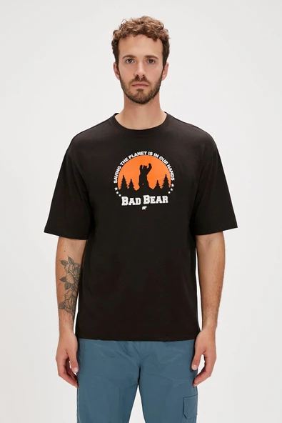 BAD BEAR RE-PLANET ERKEK T-SHİRT - 8