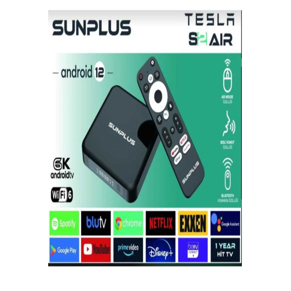 Sunplus Tesla S2 Air Android TV Box - 2