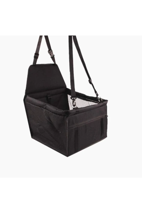 Araç Seyahat Kedi Köpek Evci Hayvan Taşıma Koltuğu Askılı Çanta Araba Yatağı - 3