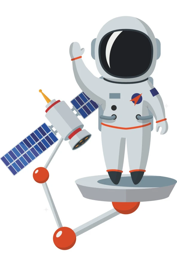 Çocuk Odası Duvar Saati Gezegen Model Ve Uzay Temalı Duvar Süsleri - 4