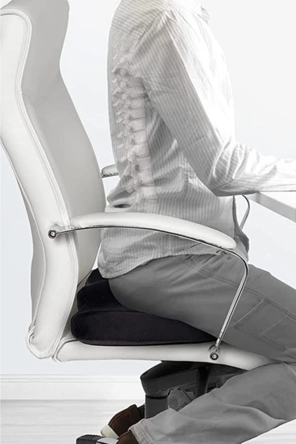 Visko Cocix Elastik Coccyx Minder Oturma Minderi Minderi Ortopedik Oturma Simidi Yastığı - 6