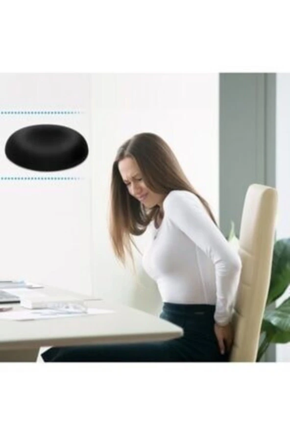 Basur Minderi Ortopedik Oturma Simidi Oturma Minderi Ortası Delik Minderi - 2