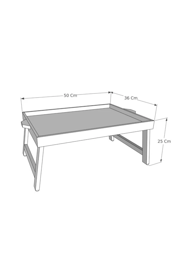 Ayaklı Katlanabilir Hasta Yemek Sehpası Portatif Açılabilir Çok Amaçlı Yemek Tepsisi Yemek Sehpası - 4