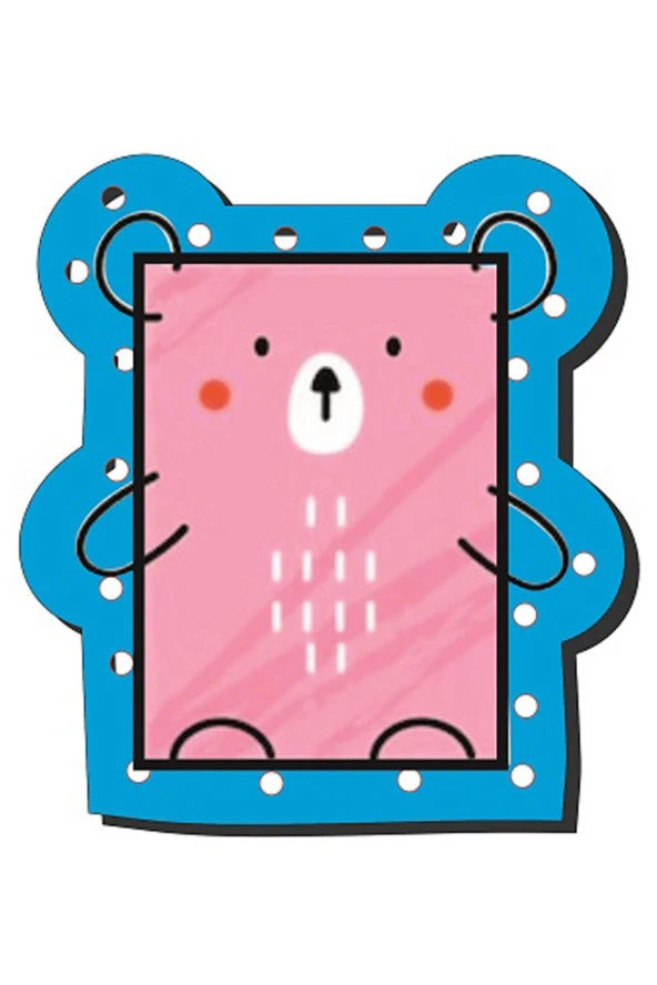 Ahşap Oyuncak Montessori Ip Geçirme Eğitici Oyuncak Delikli Renkli El Kas Zeka Geliştirici Oyuncak - 2