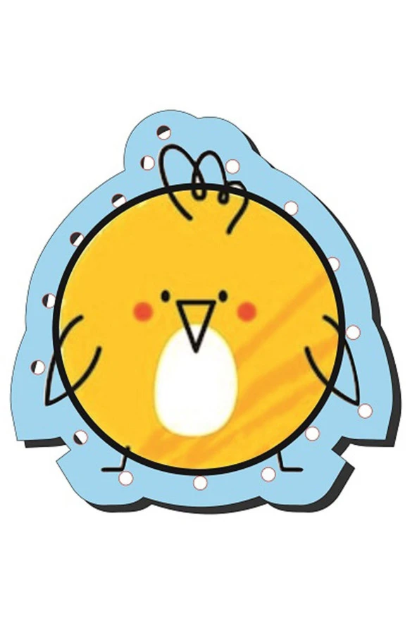 Ahşap Oyuncak Montessori Ip Geçirme Eğitici Oyuncak Delikli Renkli El Kas Zeka Geliştirici Oyuncak - 5