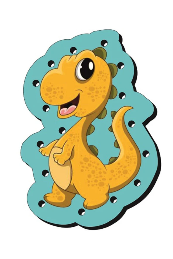 Montessori Ip Geçirme Ahşap Oyuncak Eğitici Oyuncak Delikli Renkli El Kas Zeka Geliştirici Oyuncak - 3